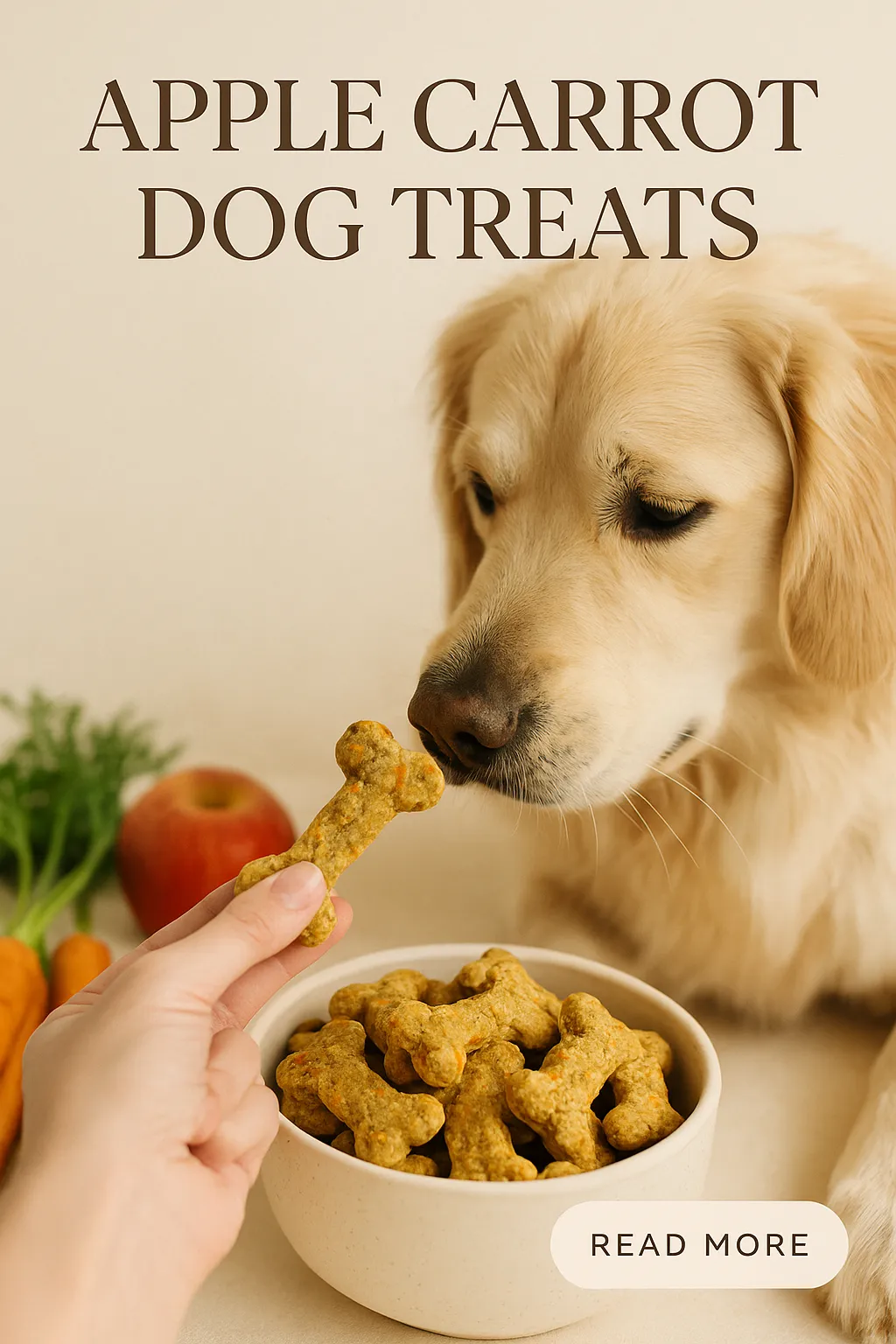 Apple Carrot Dog Treats