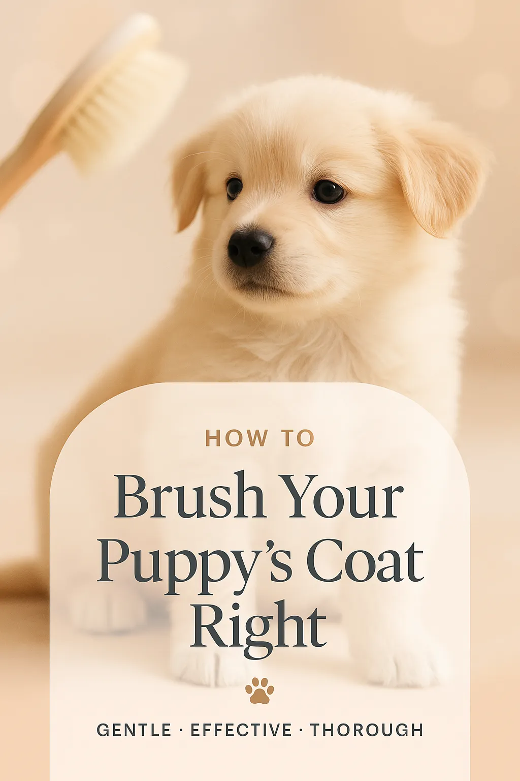 Brush Your Puppys Coat Right