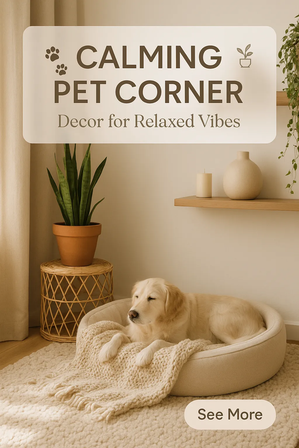 Calming Pet Corner Decor for Relaxed Vibes