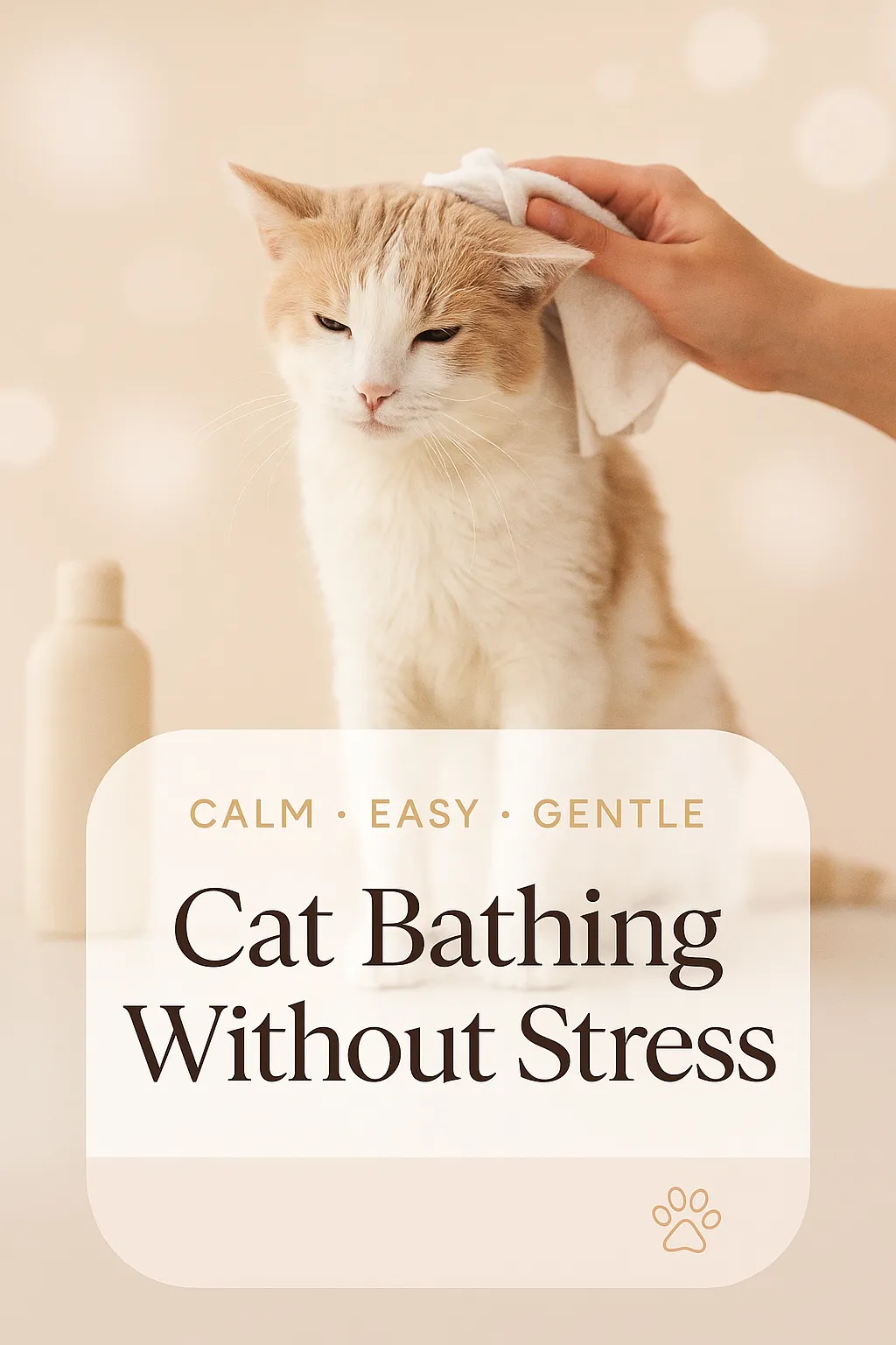 Cat Bathing Without Stress