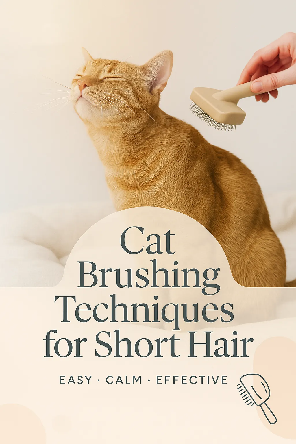 Cat Brushing Techniques for Short Hair