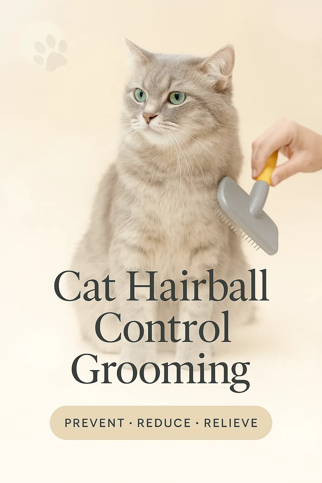 Cat Hairball Control Grooming
