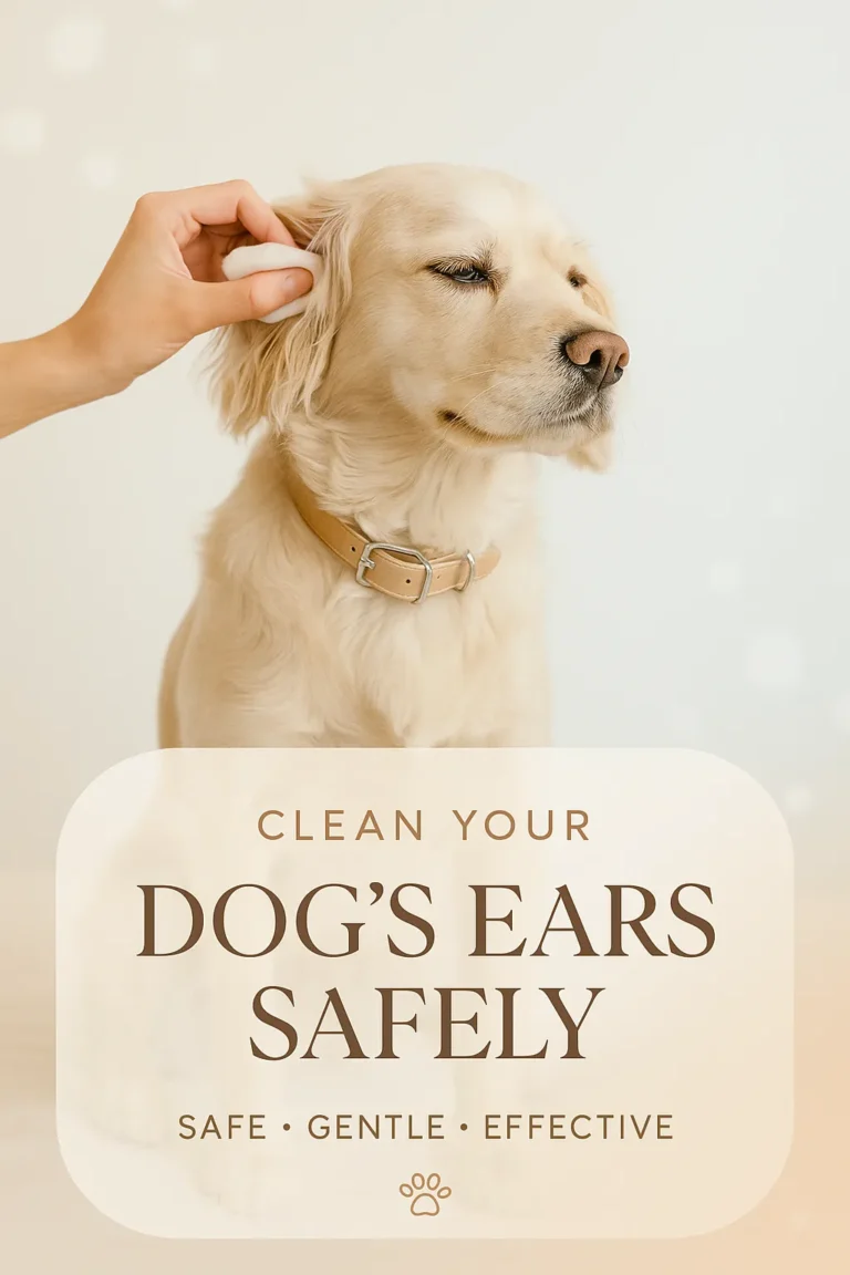 Clean Your Dog’s Ears Safely