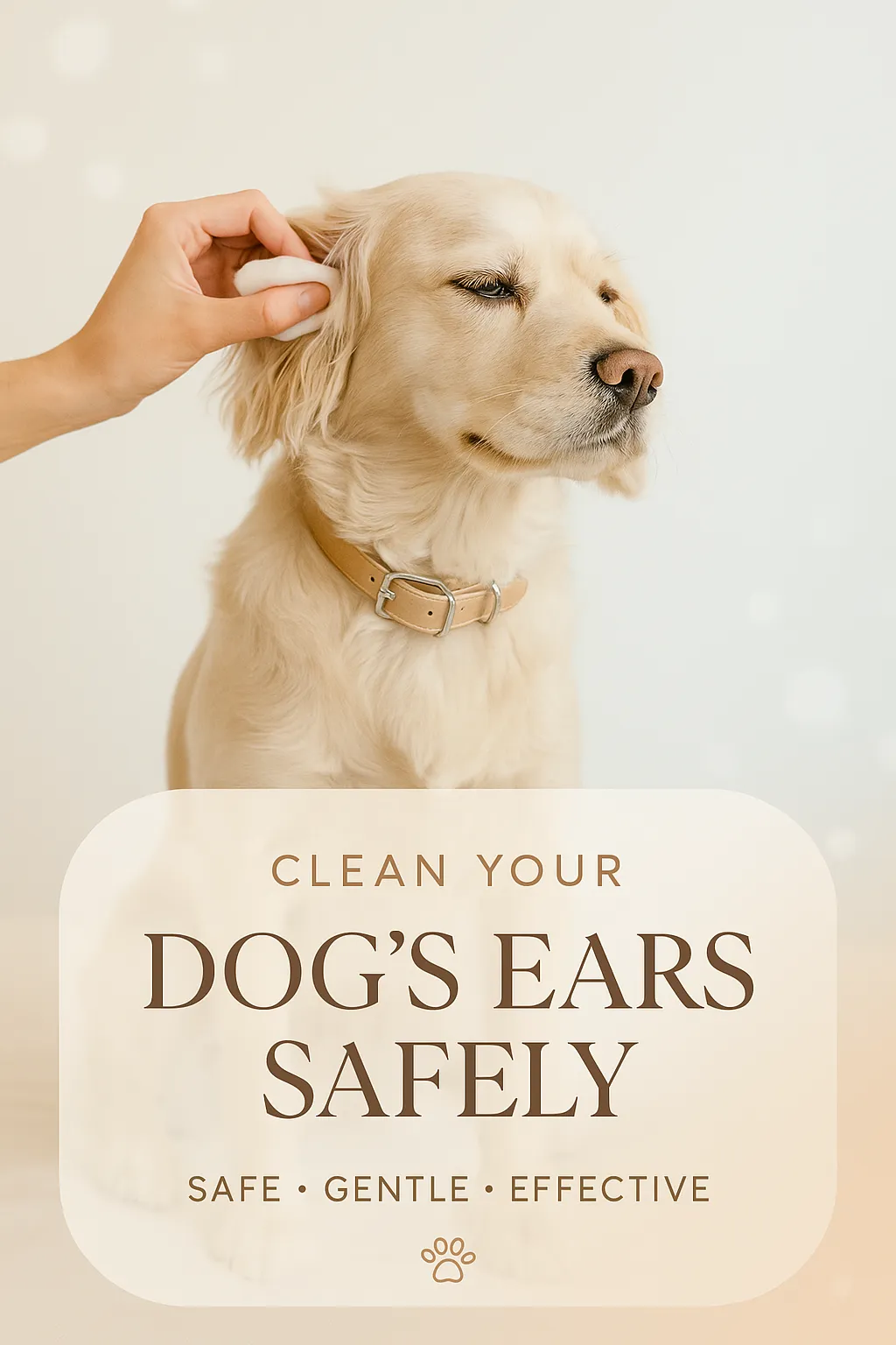 Clean Your Dogs Ears Safely