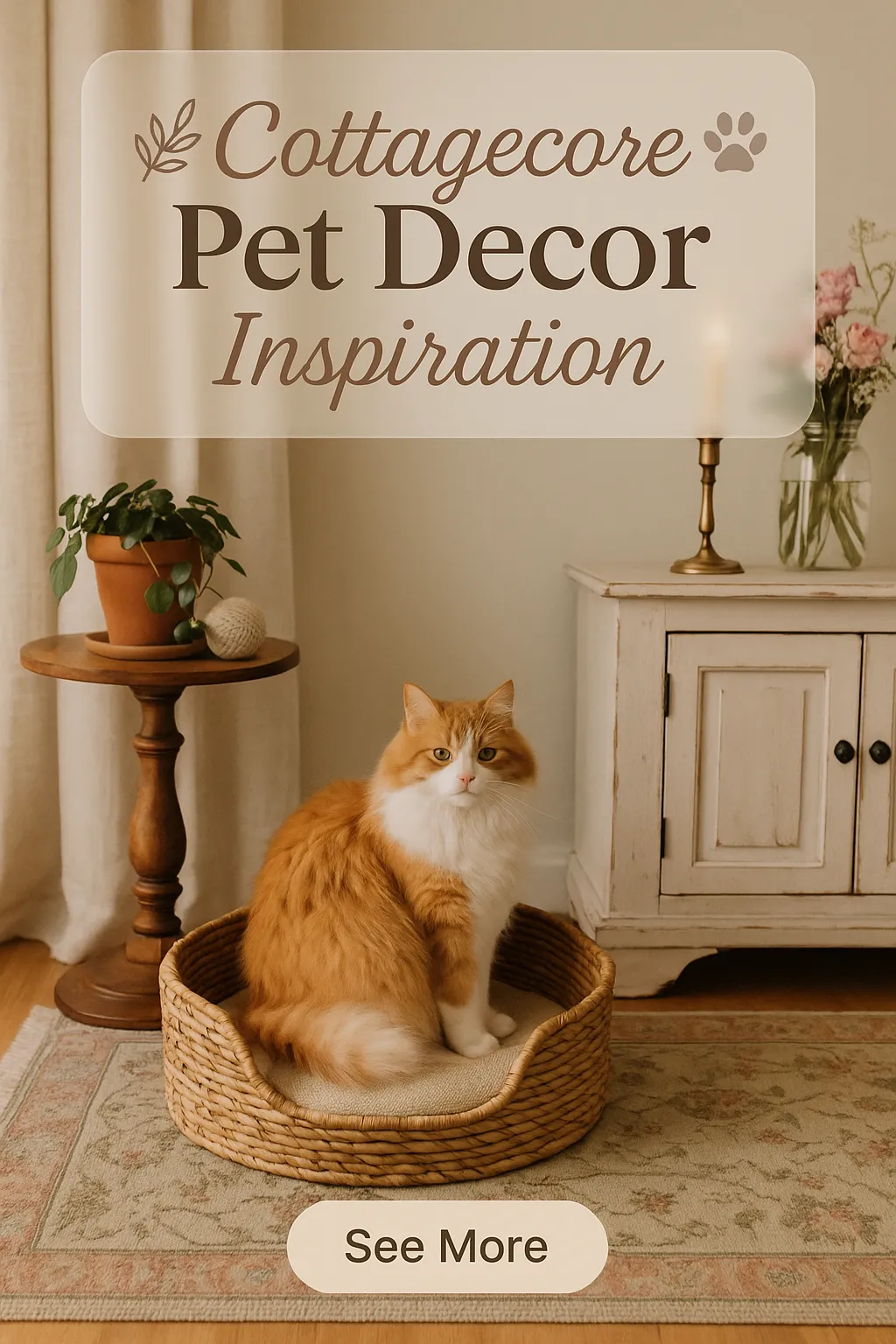 Cottagecore Pet Decor Inspiration