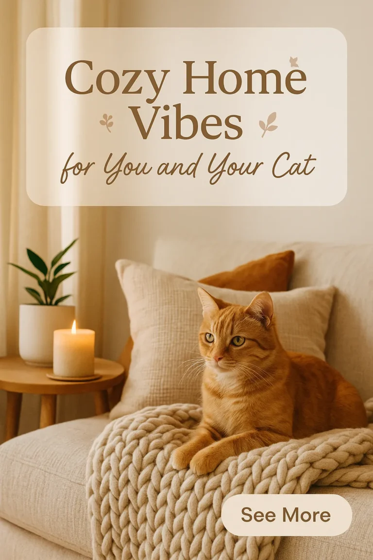 Cozy Home Vibes for You and Your Cat