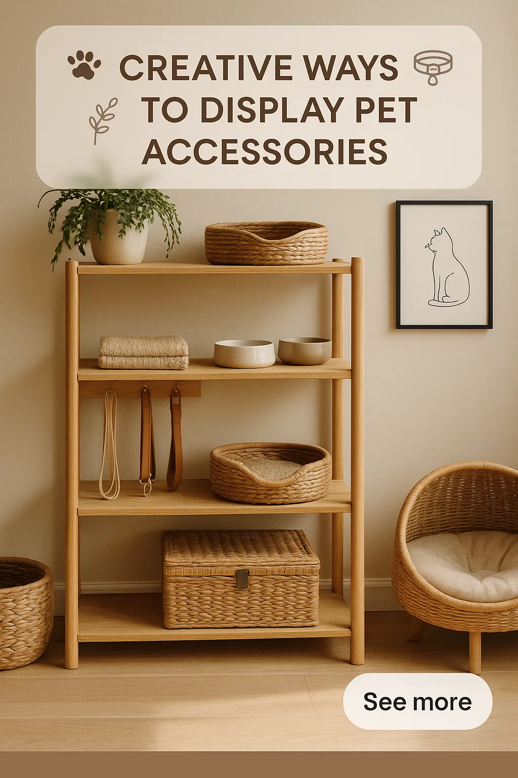 Creative Ways to Display Pet Accessories