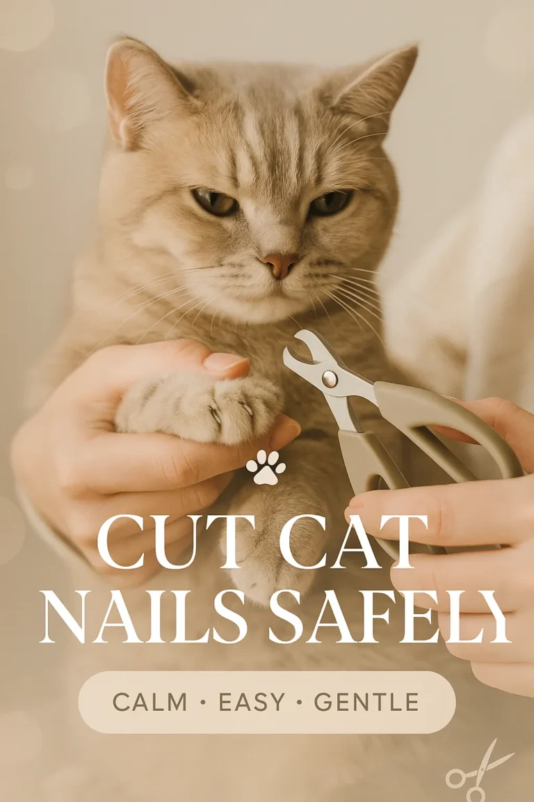 Cut Cat Nails Safely