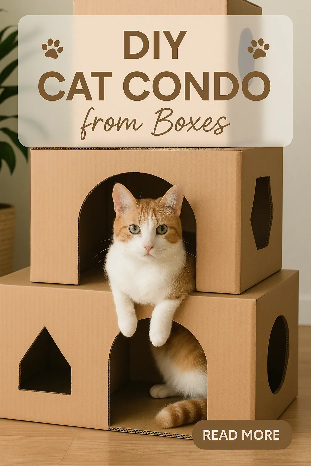 DIY Cat Condo from