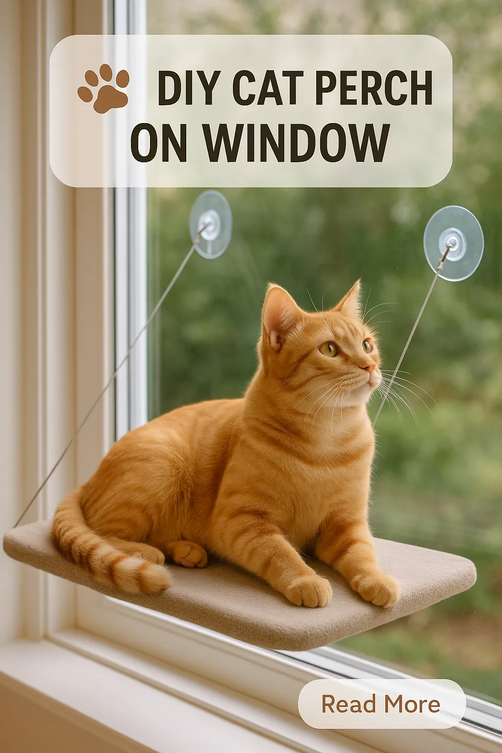DIY Cat Perch on Window