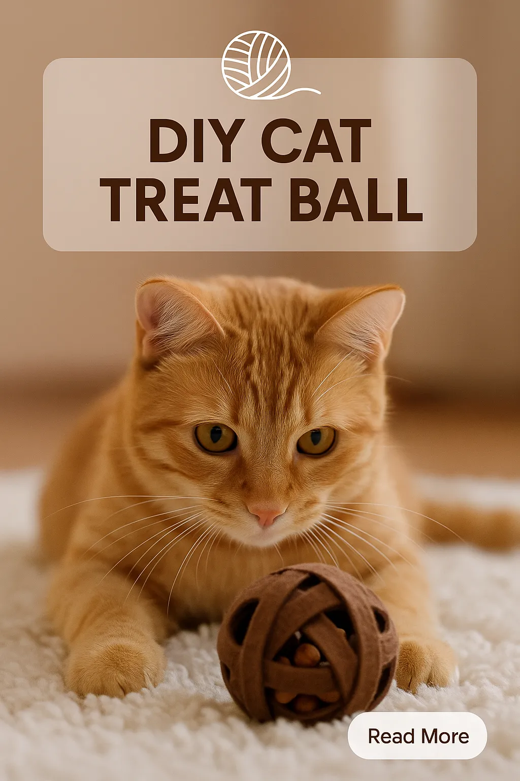DIY Cat Treat Ball