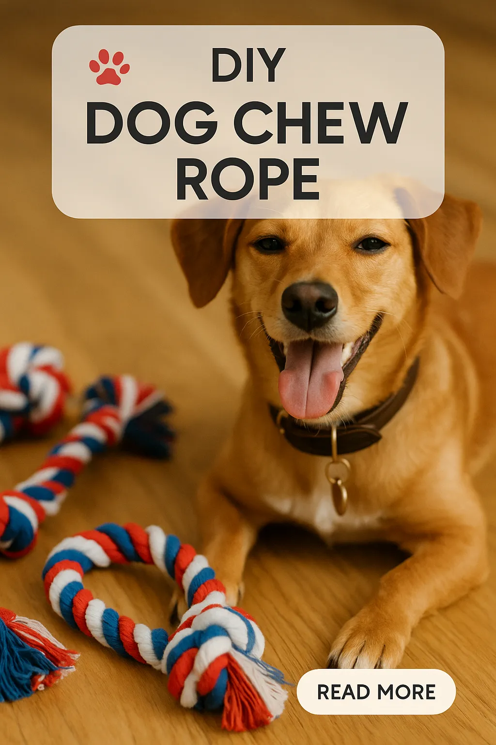 DIY Dog Chew Rope