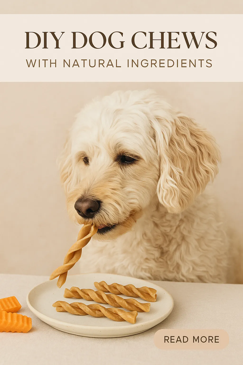DIY Dog Chews with Natural Ingredients