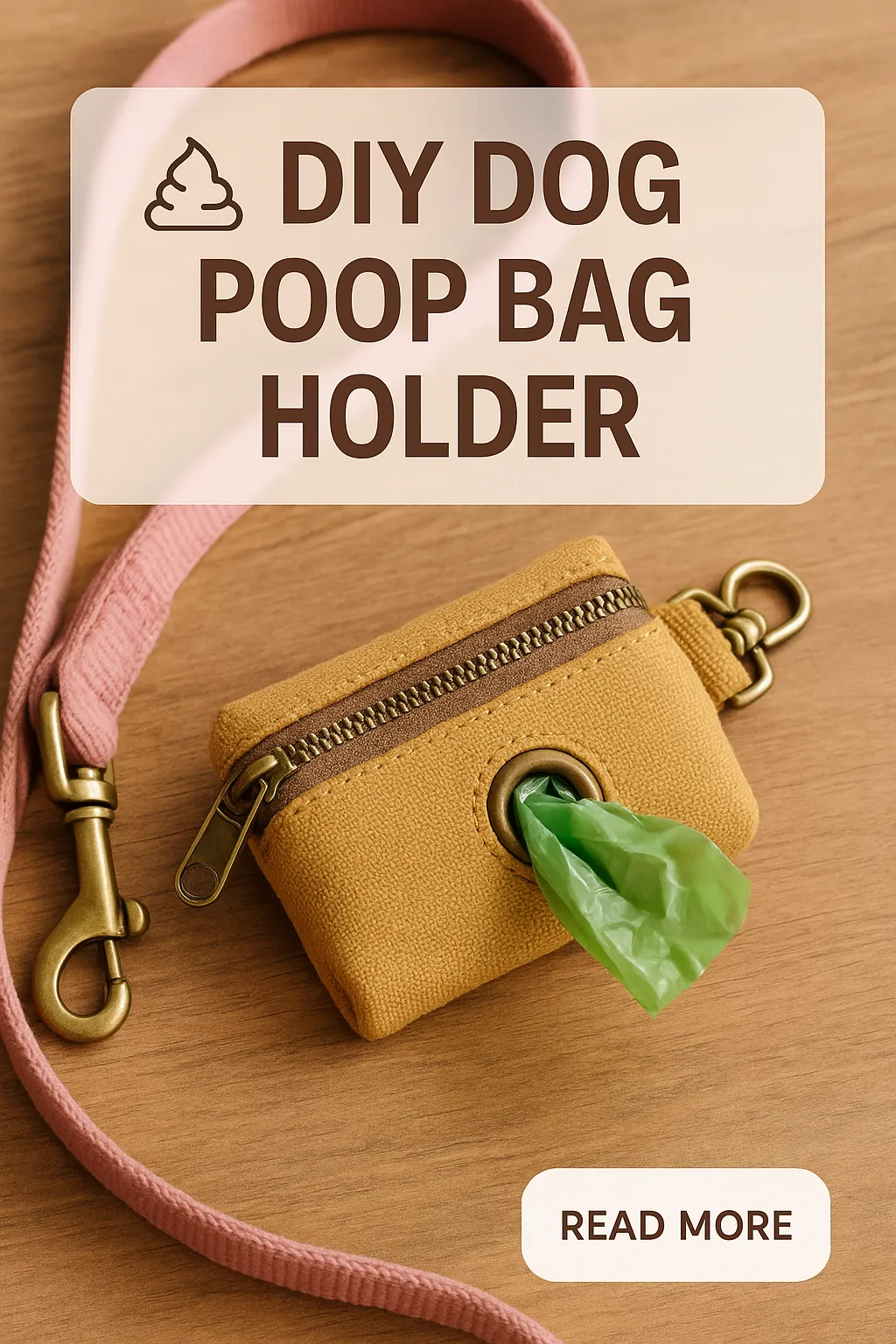 DIY Dog Poop Bag Holder