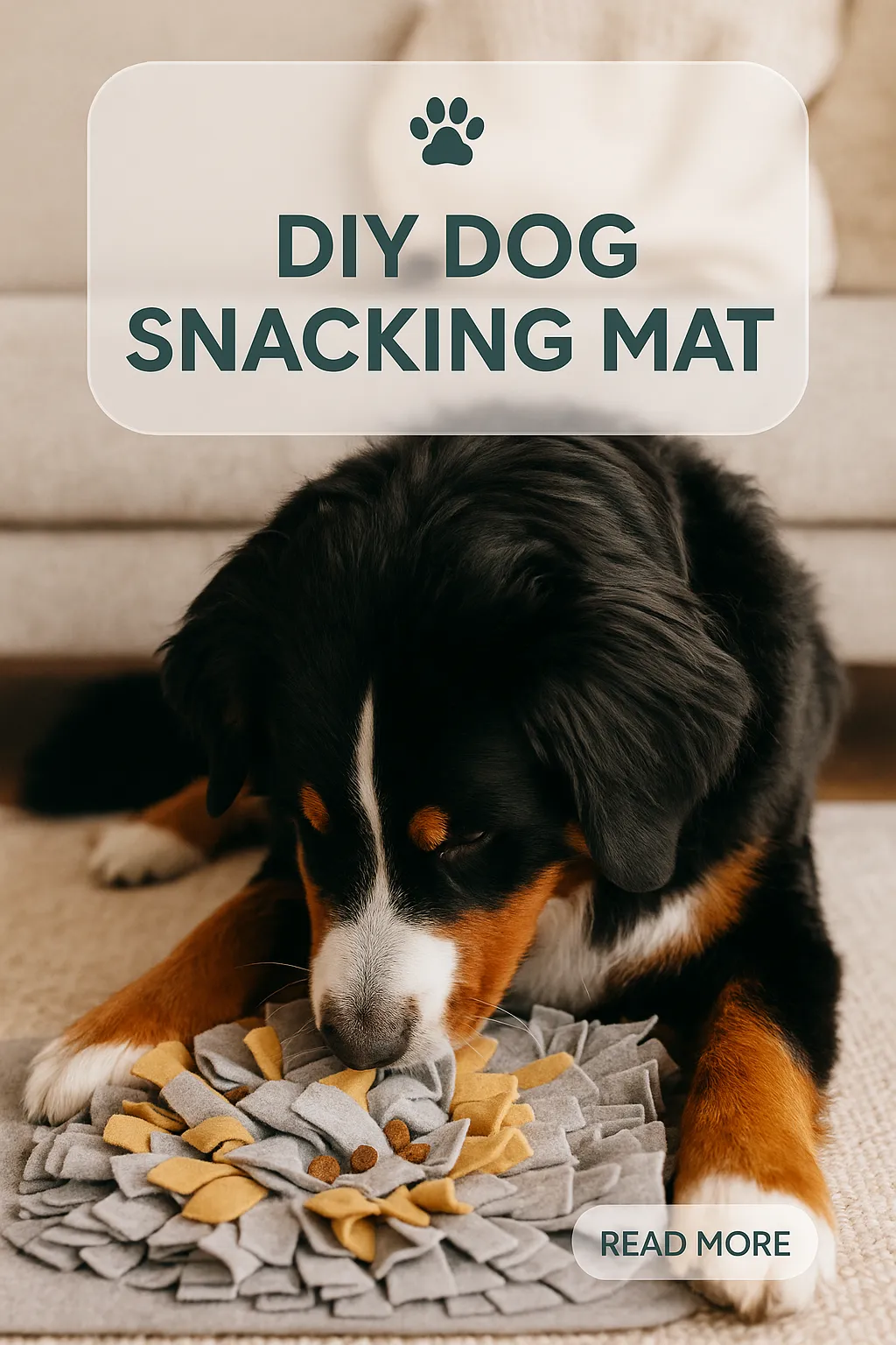 DIY Dog Snacking Mat