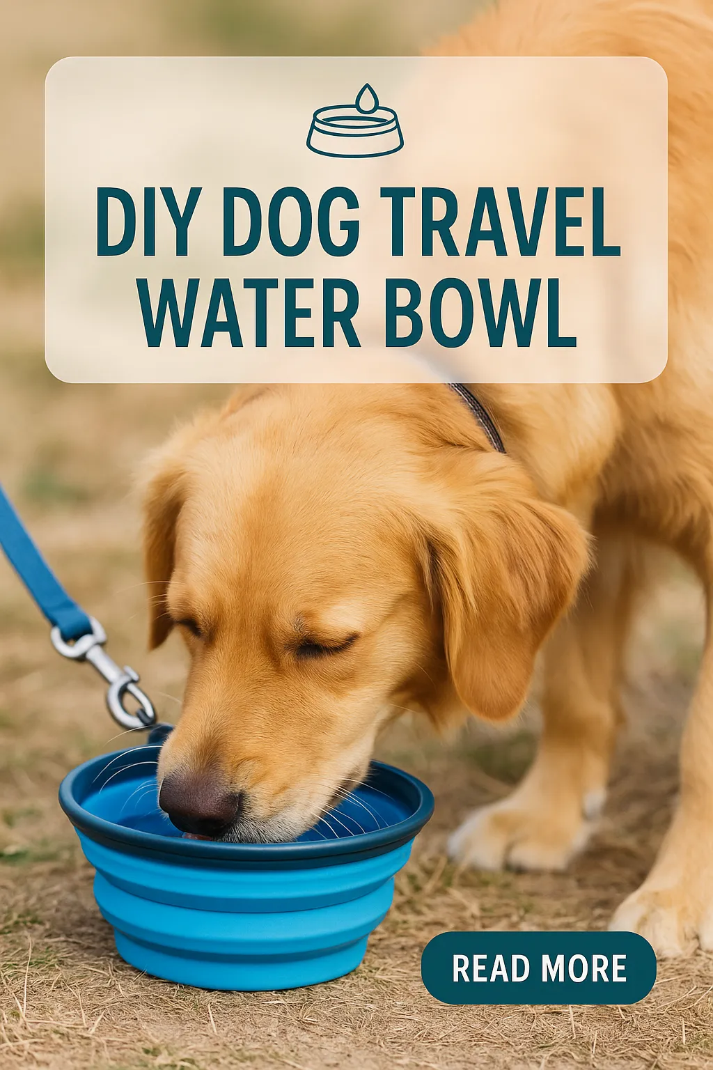 DIY Dog Travel Water Bowl