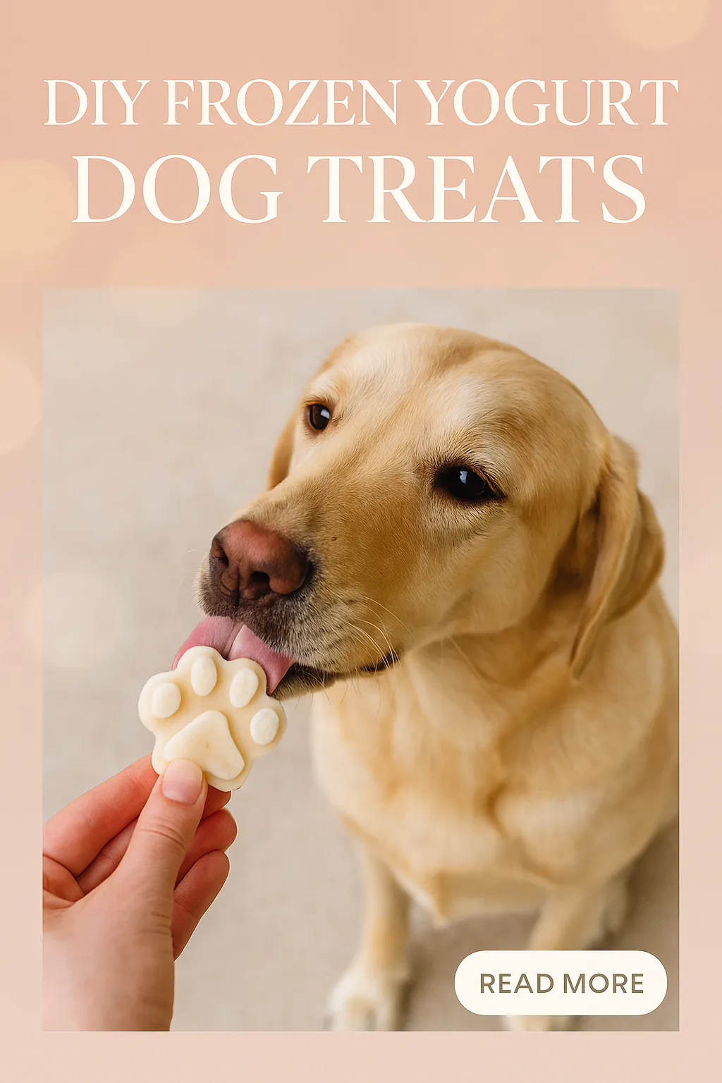 DIY Frozen Yogurt Dog Treats