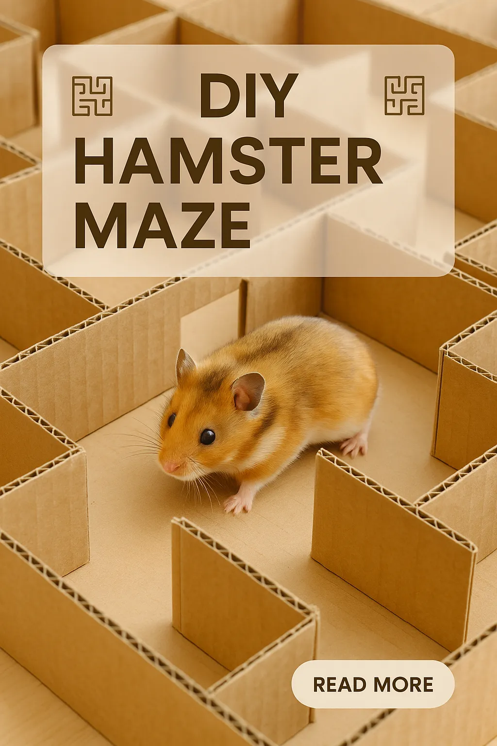 DIY Hamster Maze
