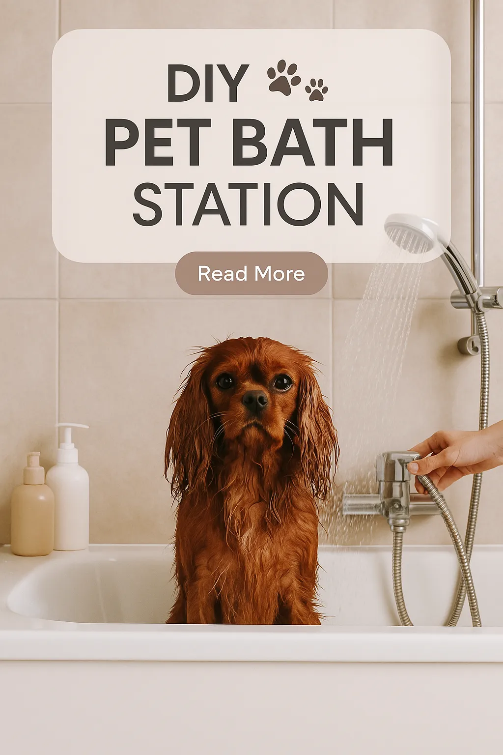 DIY Pet Bath Station