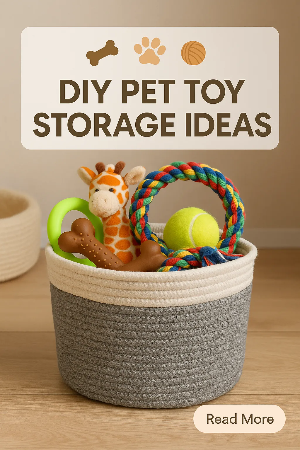DIY Pet Toy Storage Ideas