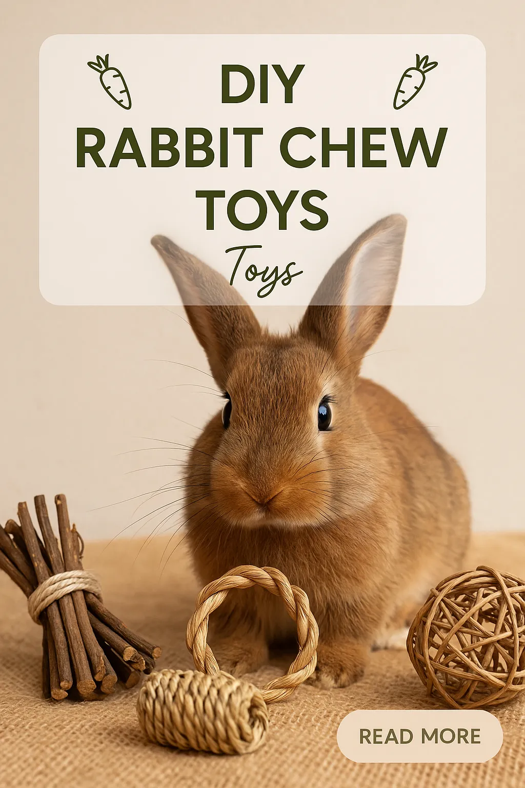DIY Rabbit Chew Toys