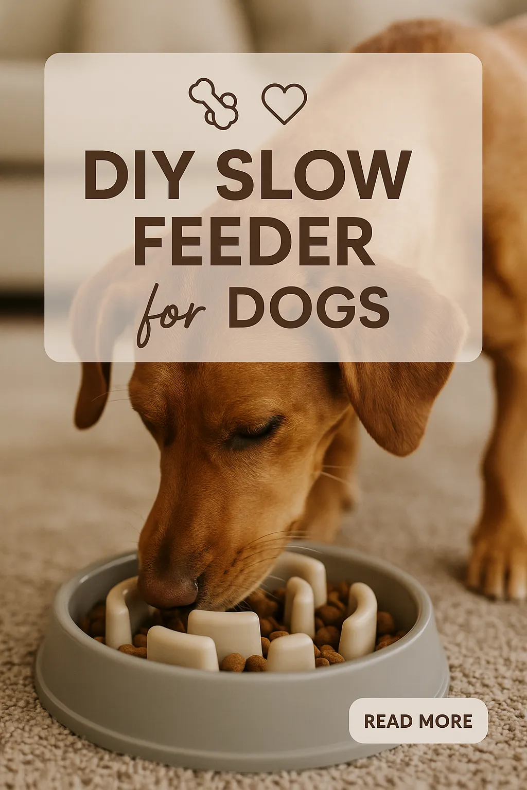 DIY Slow Feeder for Dogs