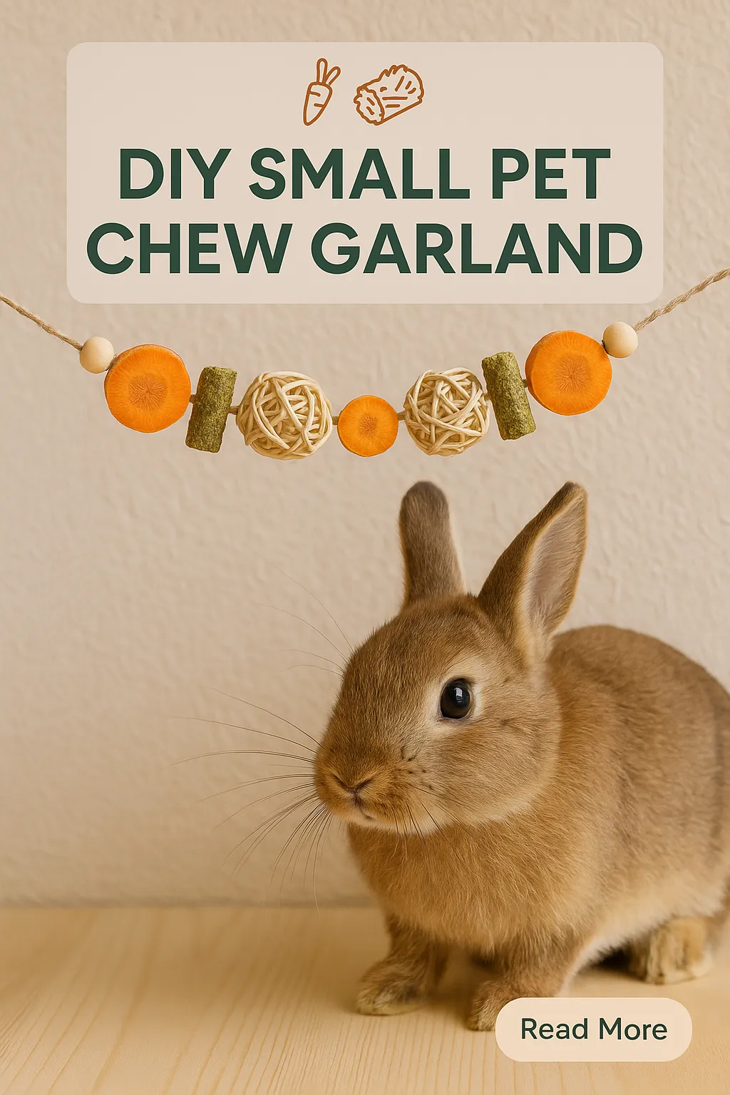 DIY Small Pet Chew Garland