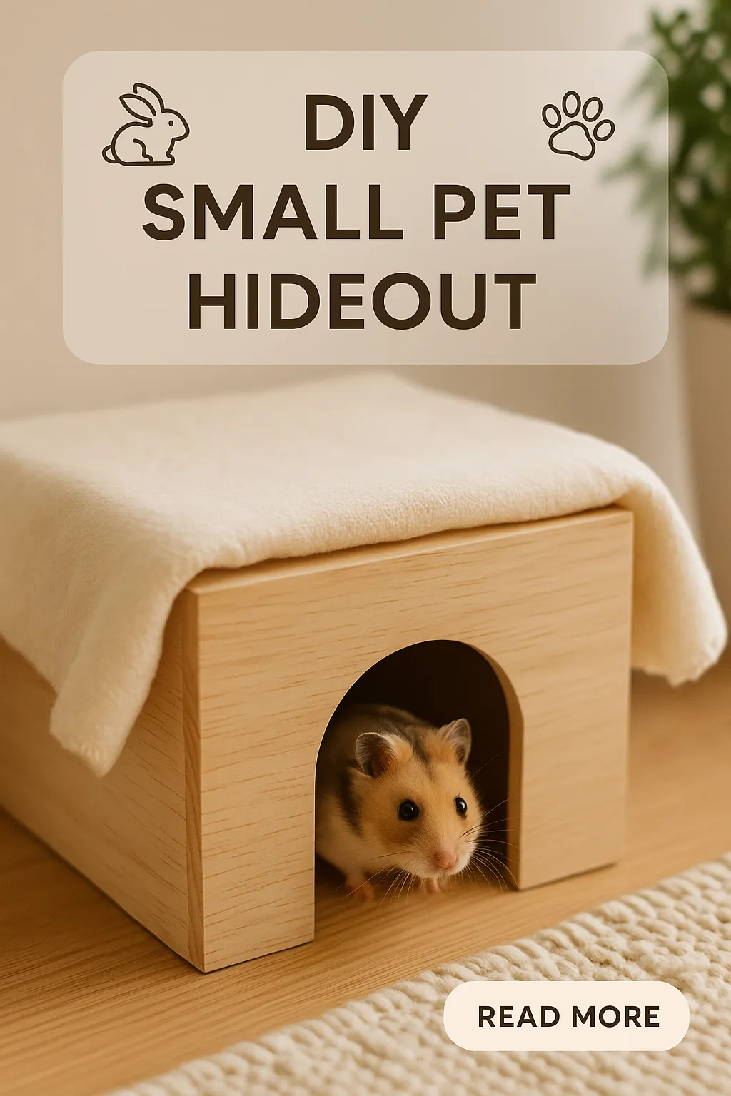 DIY Small Pet Hideout