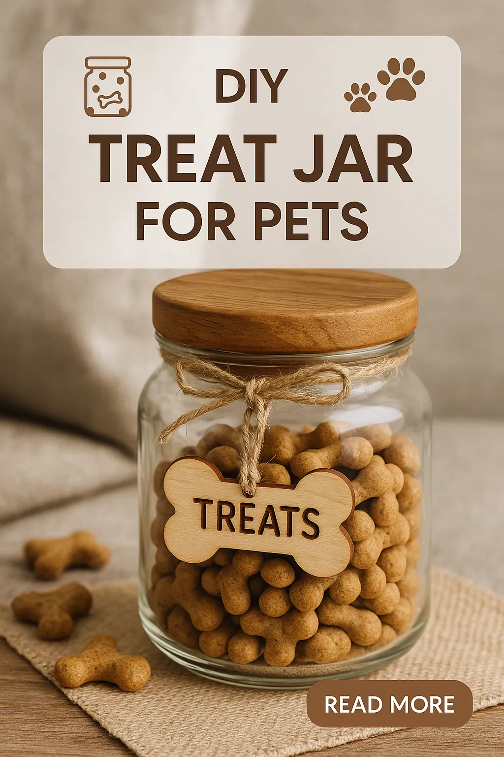 DIY Treat Jar for Pets