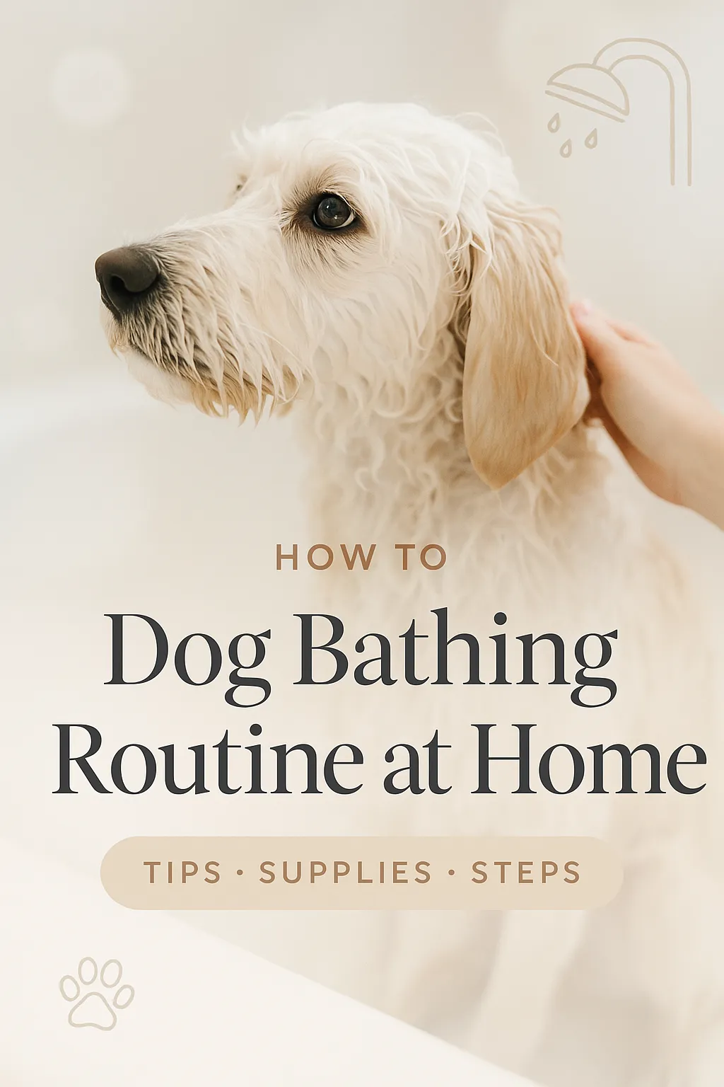 Dog Bathing Routine at Home