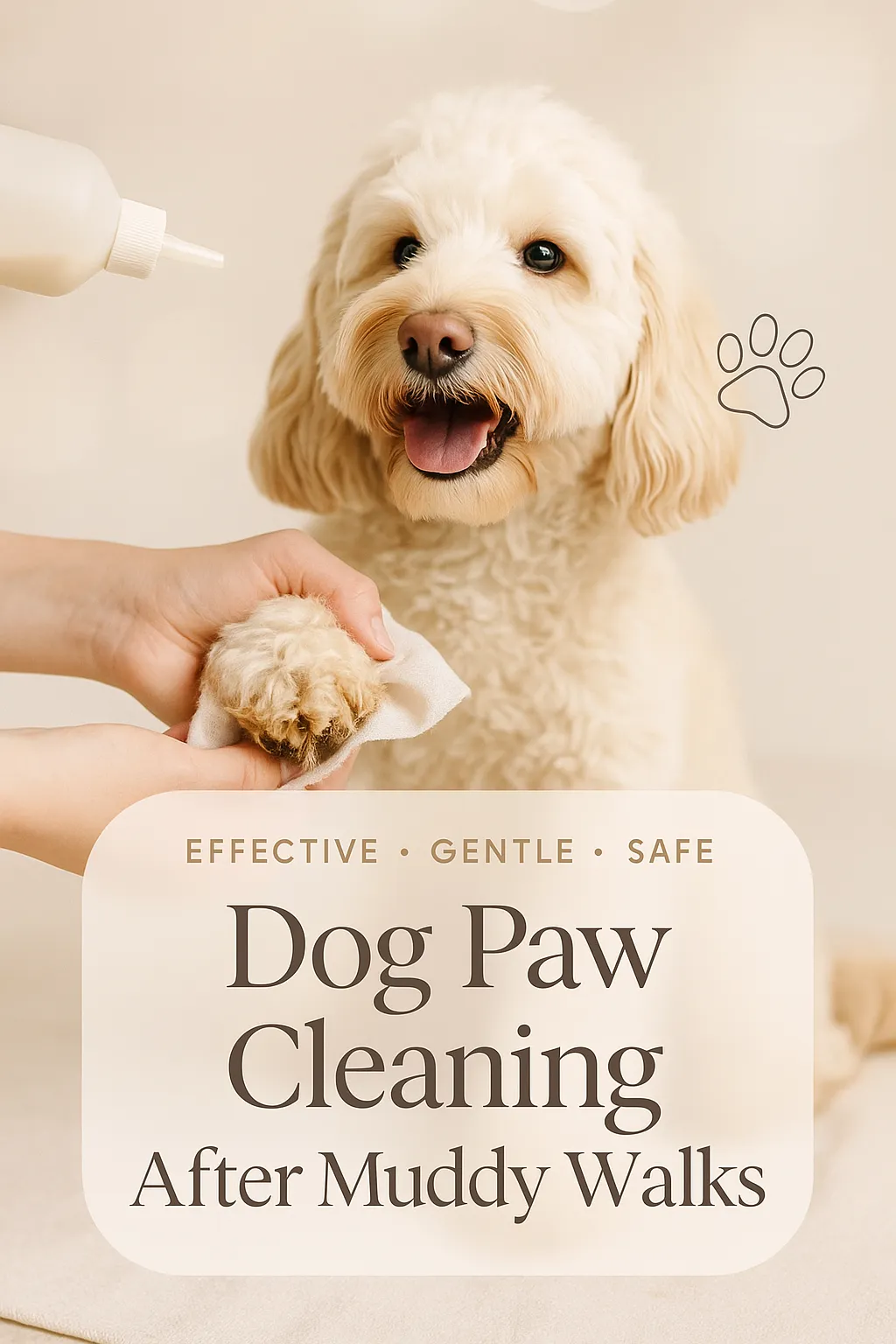Dog Paw Cleaning After Muddy Walks
