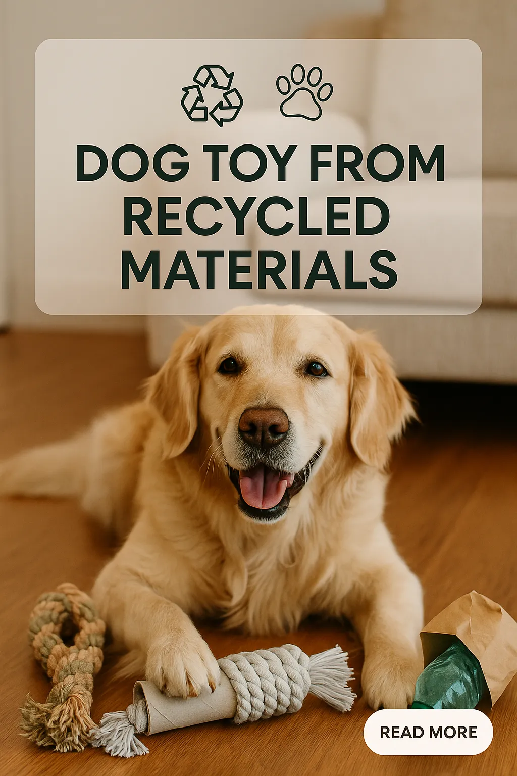 Dog Toy from Recycled Materials