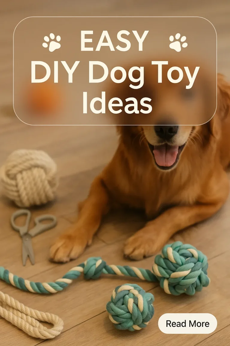 Easy DIY Dog Toy Ideas