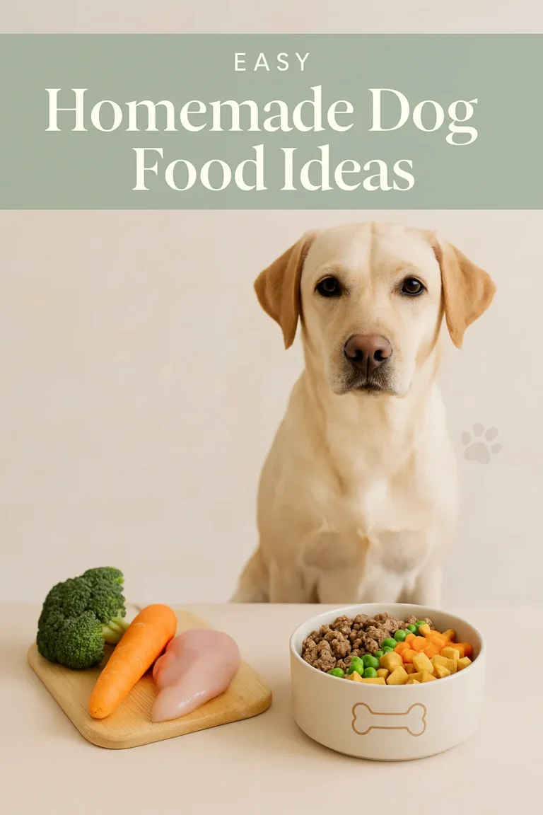 Easy Homemade Dog Food Ideas