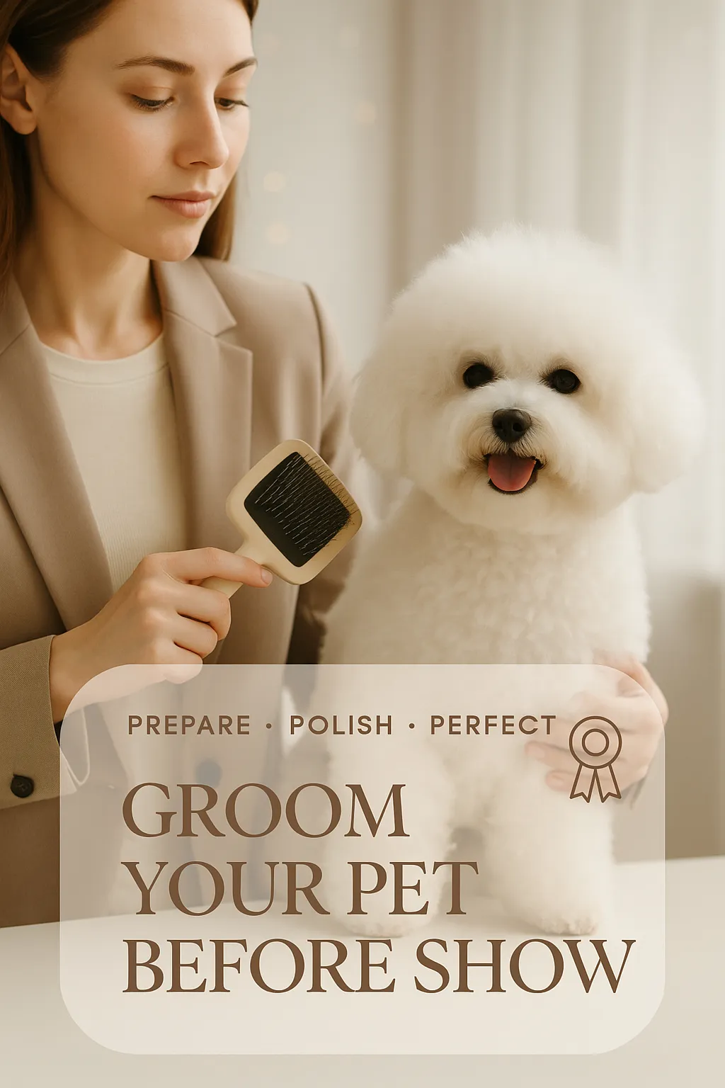 Groom Your Pet before Show