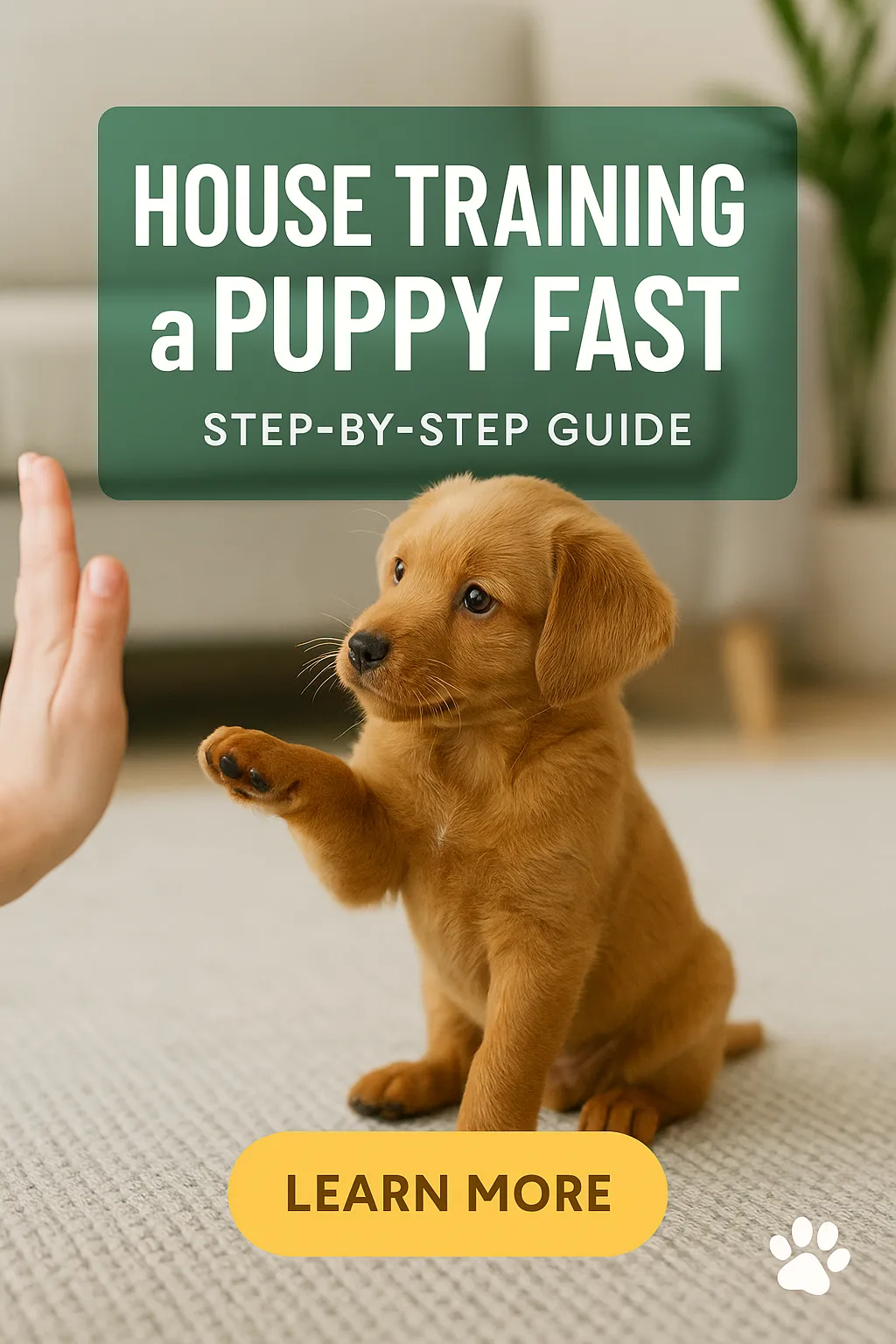 House Training a Puppy Fast