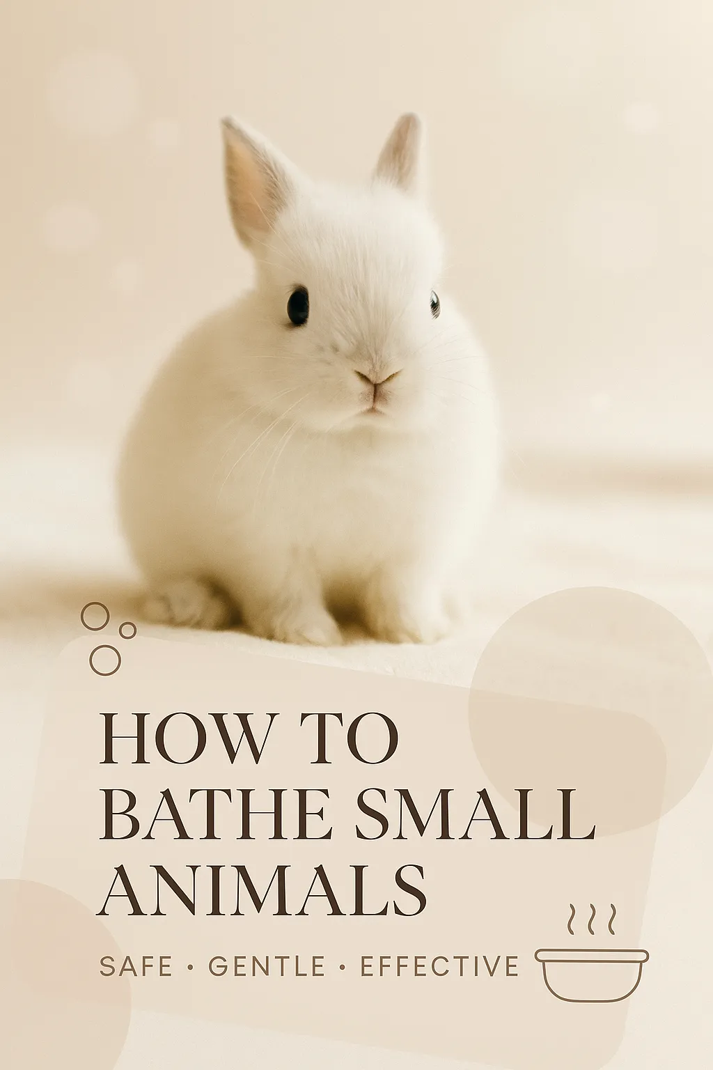 How to Bathe Small Animals