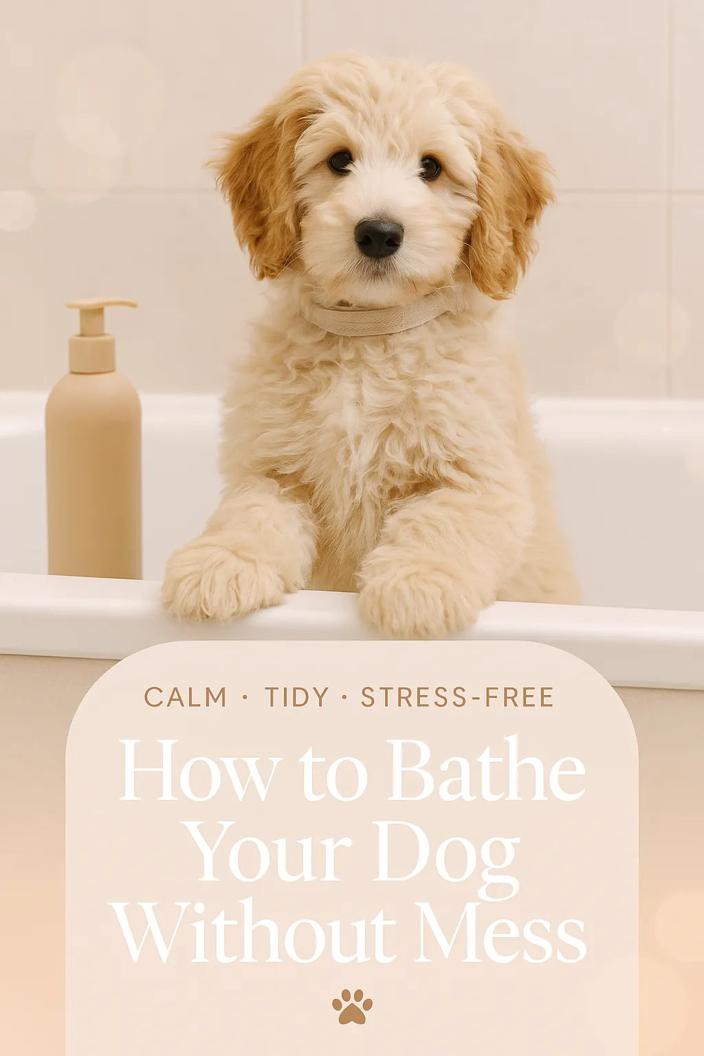 How to Bathe Your Dog Without Mess