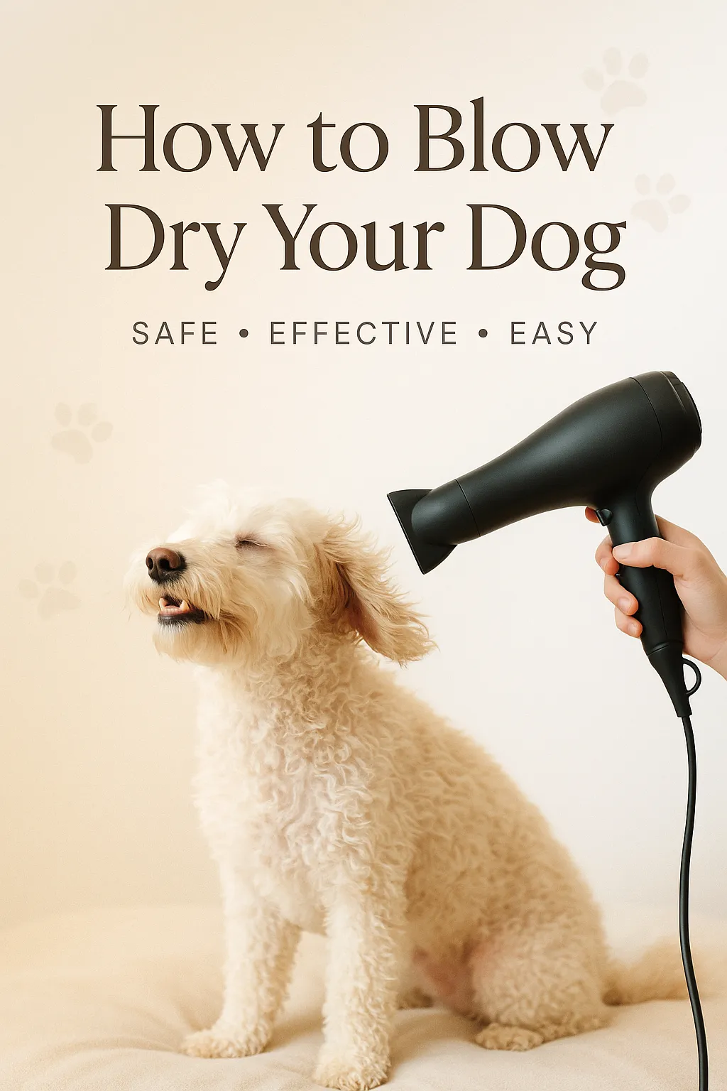 How to Blow Dry Your Dog