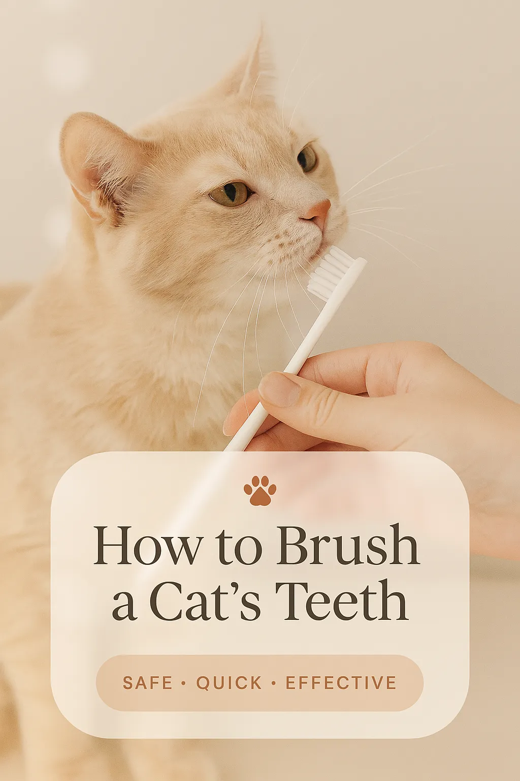 How to Brush a Cats Teeth