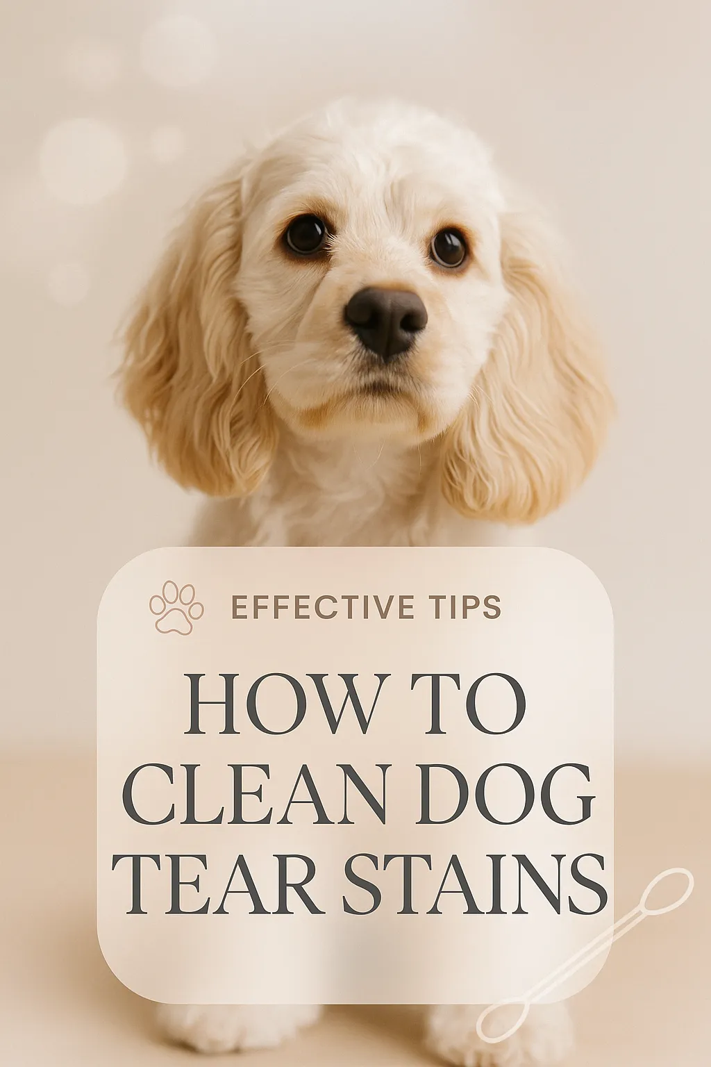 How to Clean Dog Tear Stains