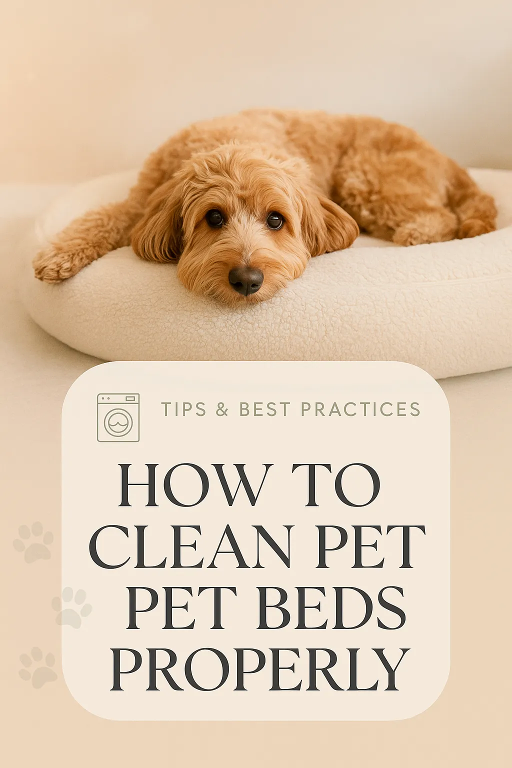 How to Clean Pet Beds Properly