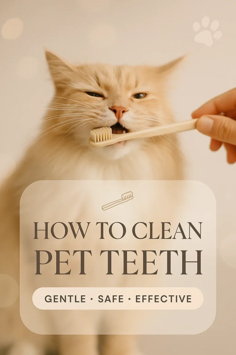 How to Clean Pet Teeth