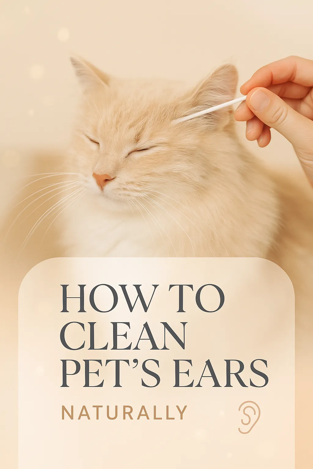 How to Clean Pets Ears Naturally