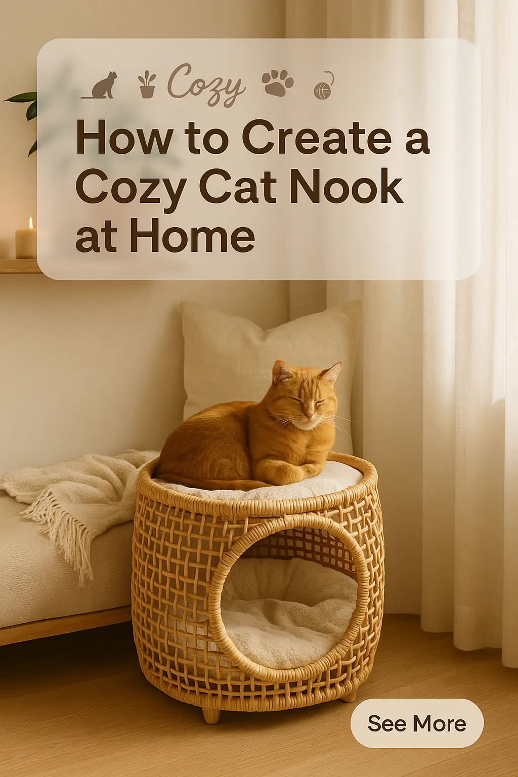 How to Create a Cozy Cat Nook at Home