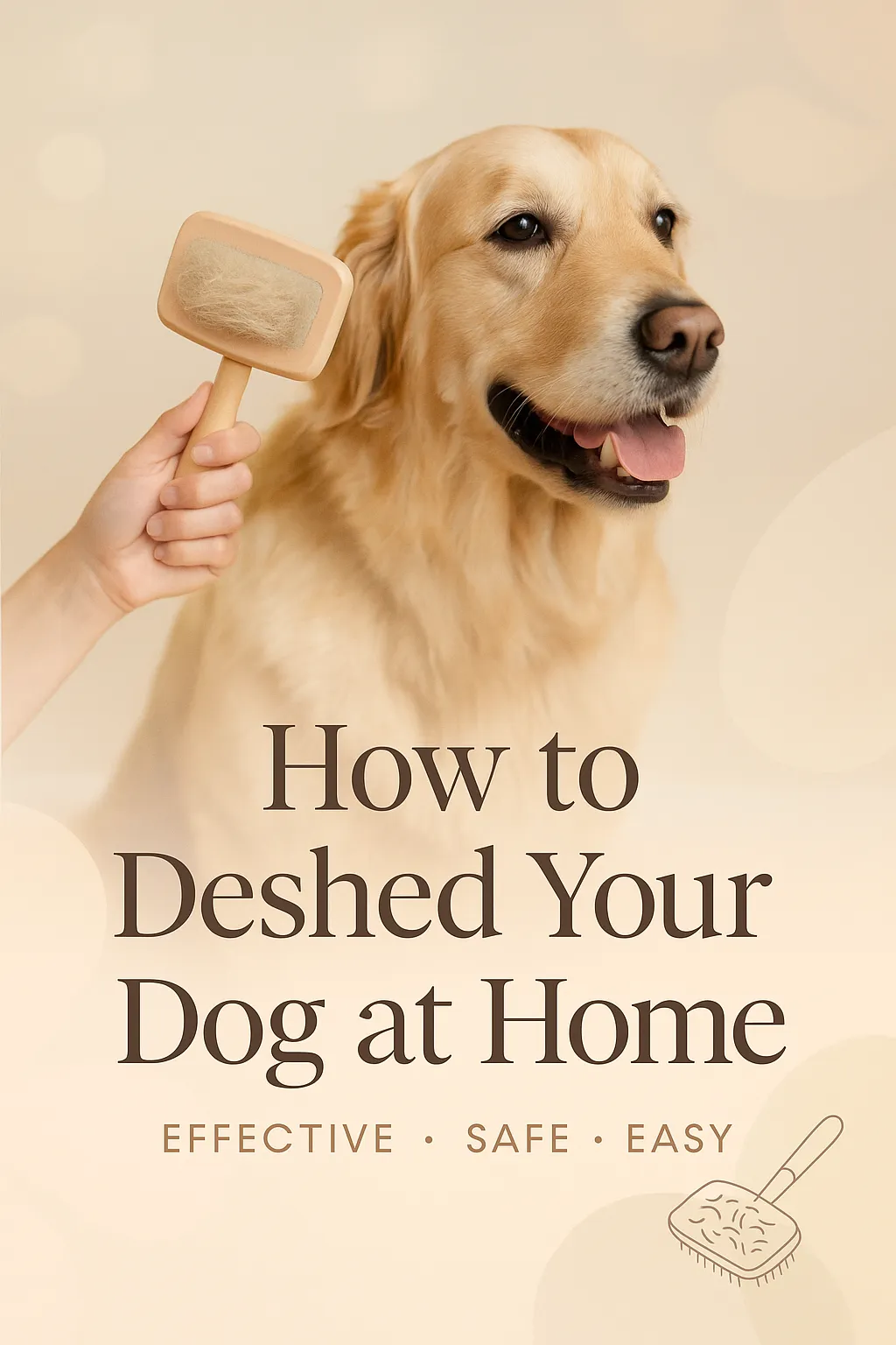 How to Deshed Your Dog at Home