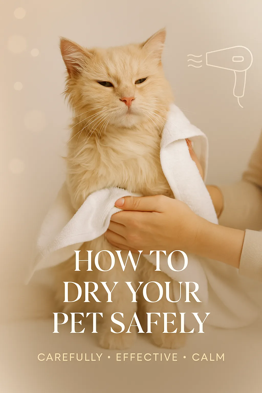 How to Dry Your Pet Safely