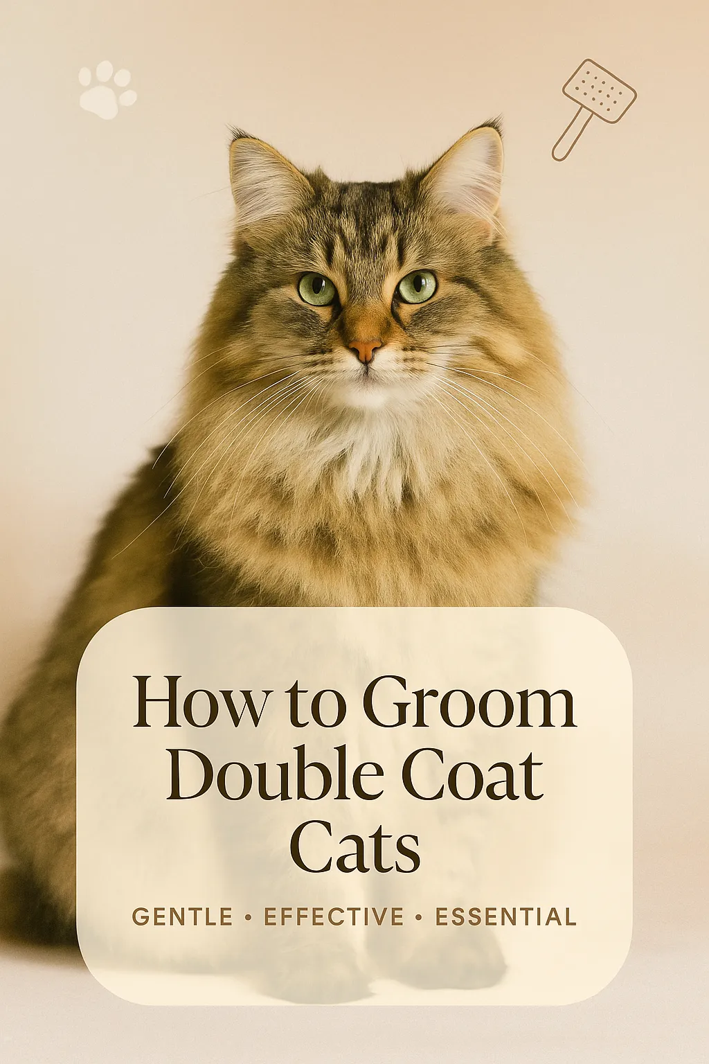 How to Groom Double Coat Cats