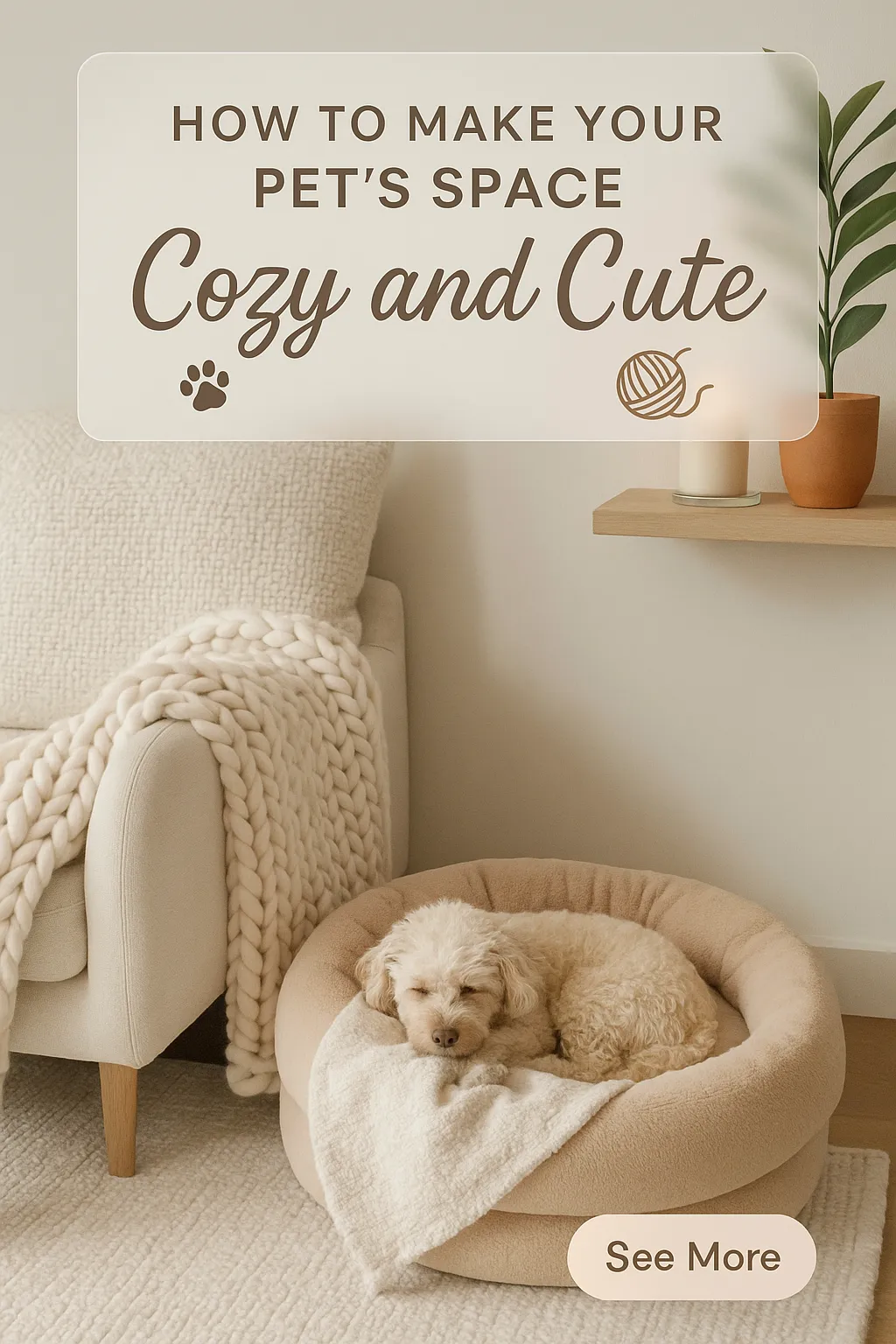 How to Make Your Pets Space Cozy and Cute