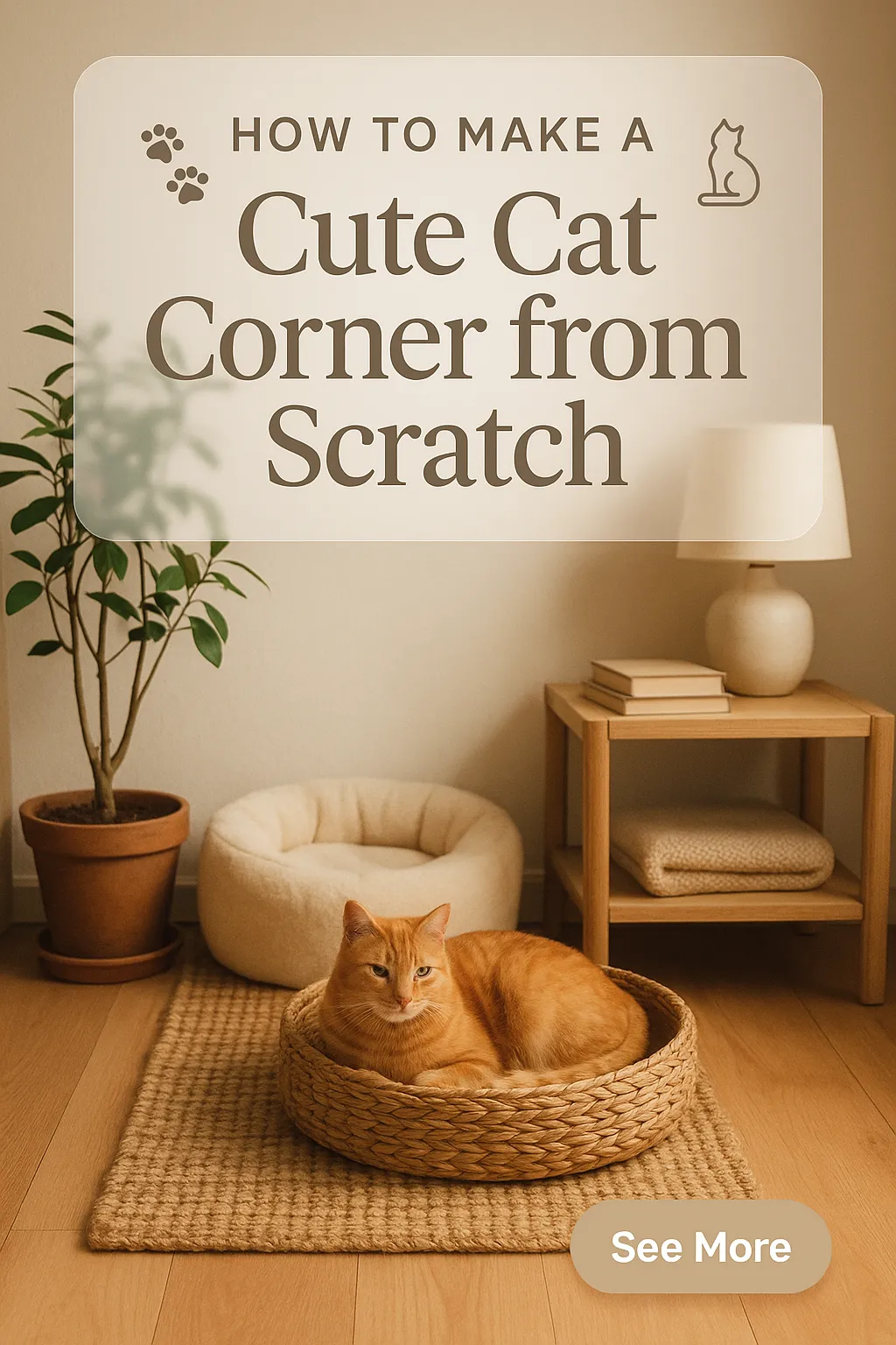 How to Make a Cute Cat Corner from Scratch